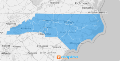 Map of U.S. congressional districts