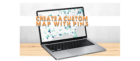 Create custom map with pins