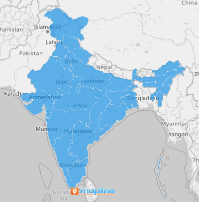 India states map