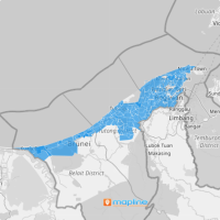 Map of Brunei Villages