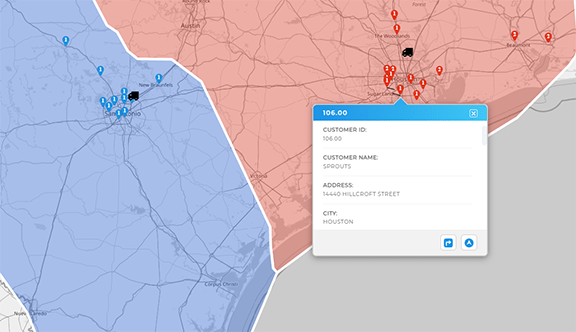 Optimize service area coverage