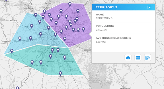 Identify target markets at a glance