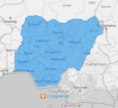 Map of Nigeria States