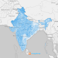 Map of India subdistricts