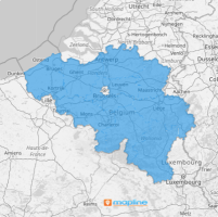 Add Belgium Provinces to your map in Mapline