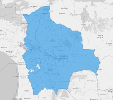 Map of Bolivia Provinces