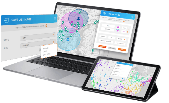Generate print-ready maps in Mapline