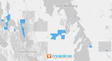 Map of Canada designated places (DPLs)