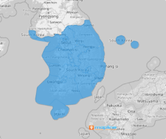 Map of South Korea Provinces