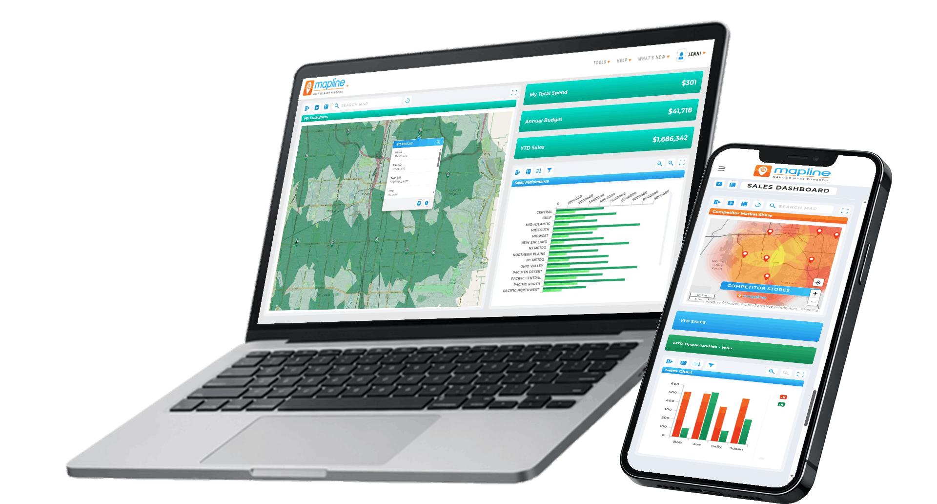 Identify accessible customer markets with drive time analysis