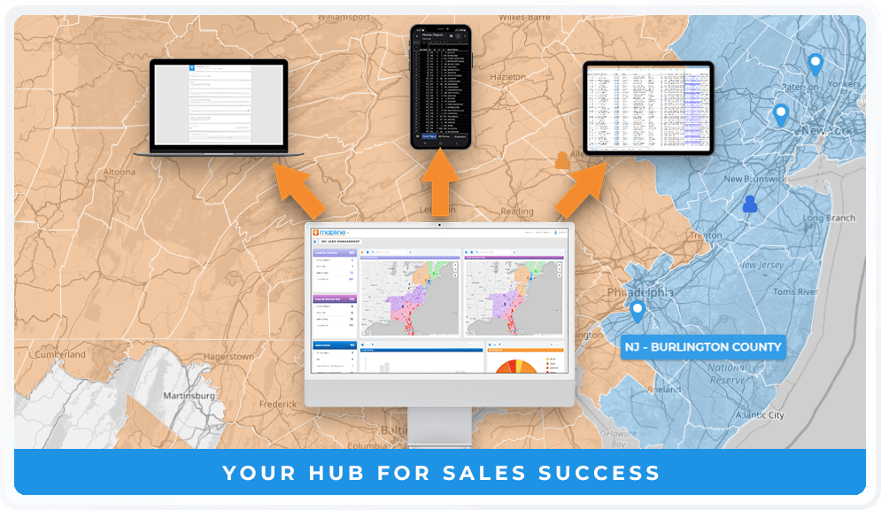 The only mobile-friendly CRM that empowers you to do more with location data