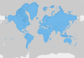 Map of World Countries and Territories