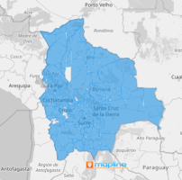 Map of Bolivia municipalities