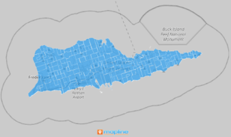 Map of Virgin Islands Estates