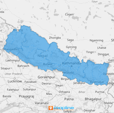 Add Nepal zones to your map in Mapline