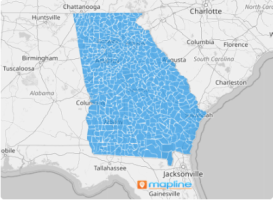 Map of U.S. County Subdivisions